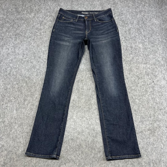 Signature by Levi Strauss & Co. Denim - Signature Levi Strauss Jeans Women 10M Blue Modern Straight Stretch Denim Pants